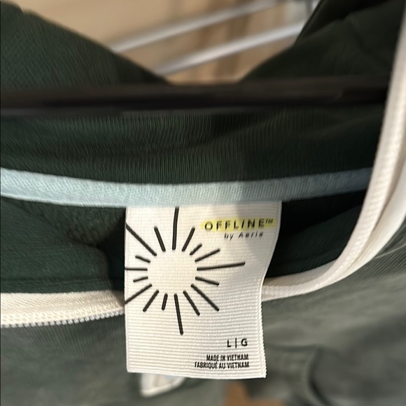 Green Half-Zip Hoodie - Picture 3 of 3